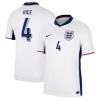 Original Fußballtrikot England Rice 4 Heimtrikot EURO 2024 Für Herren